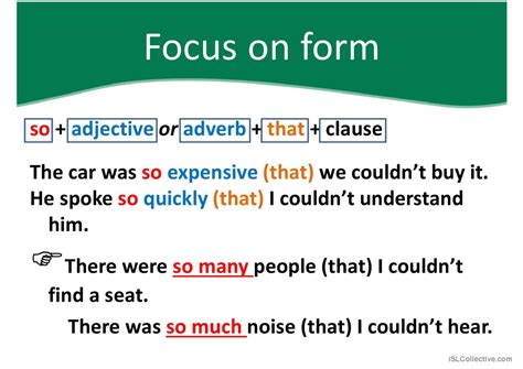 clauses of result